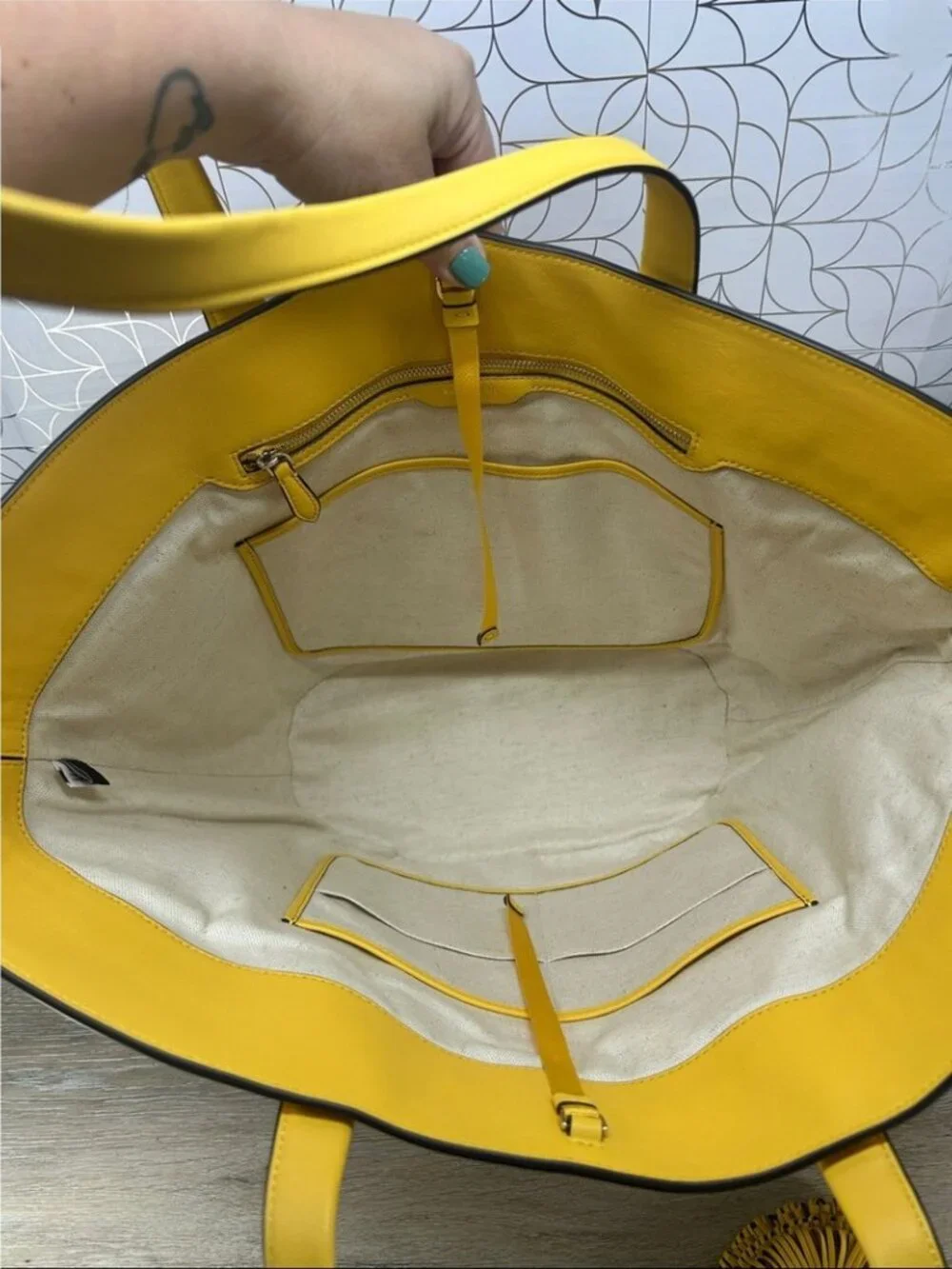 Kate Spade Pier Sun Embroidered Canvas Tote